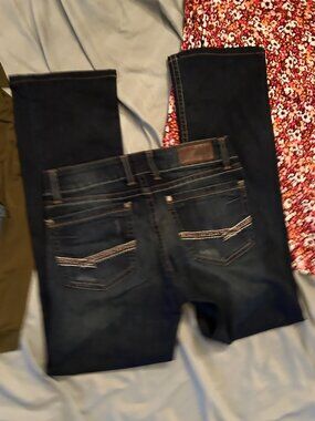 BKE scarlett jeans size 28  x 31 1/2  blue denim pants jeans womens  boot cut